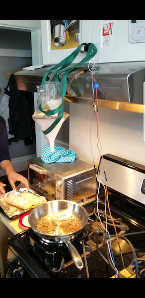 The cheese-and-garlic dispensing tool
